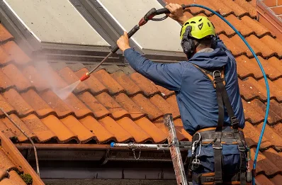Démoussage et hydrofuge de toiture à Rozerotte
